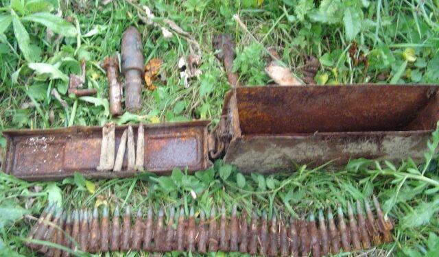 Muniţie descoperită la Putna