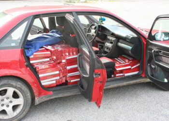Ţigări de contrabandă confiscate