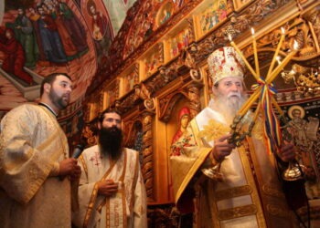 Slujbă la Biserica „Sf. Mina”
