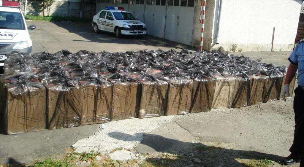 Captură de ţigări în valoare de 550.000 de lei