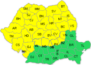 Cod galben de vreme rea