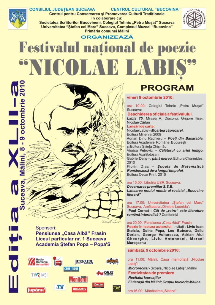 Marele premiu „Nicolae Labiş” a ajuns la un poet din Boroaia