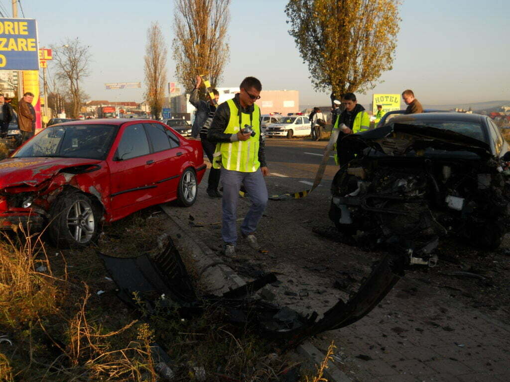 Accident soldat cu un rănit, în zona Hotelului „Imperium”