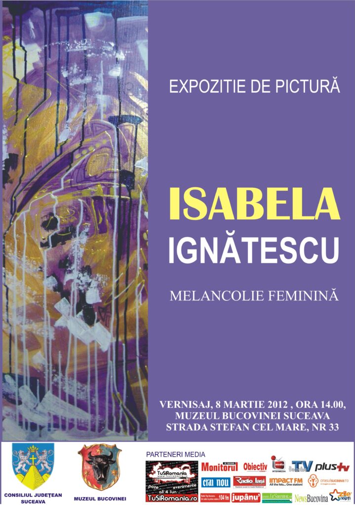 Expoziţie de pictură a profesoarei Isabela Ignătescu