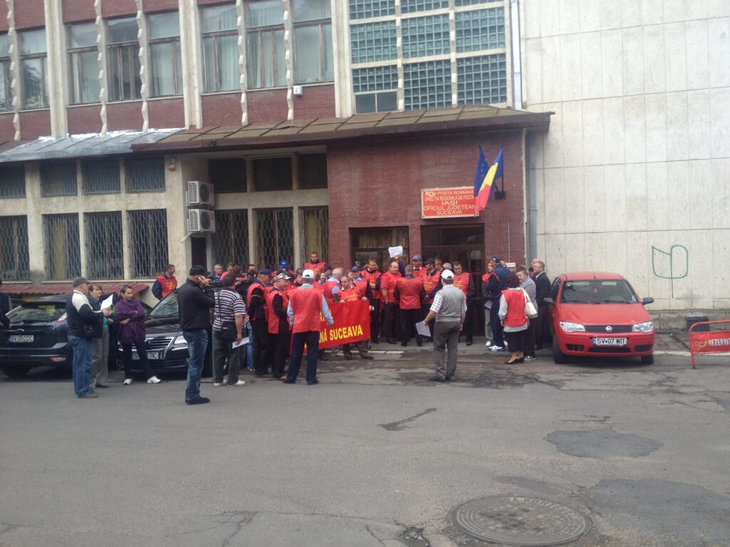 Protest al poştaşilor suceveni