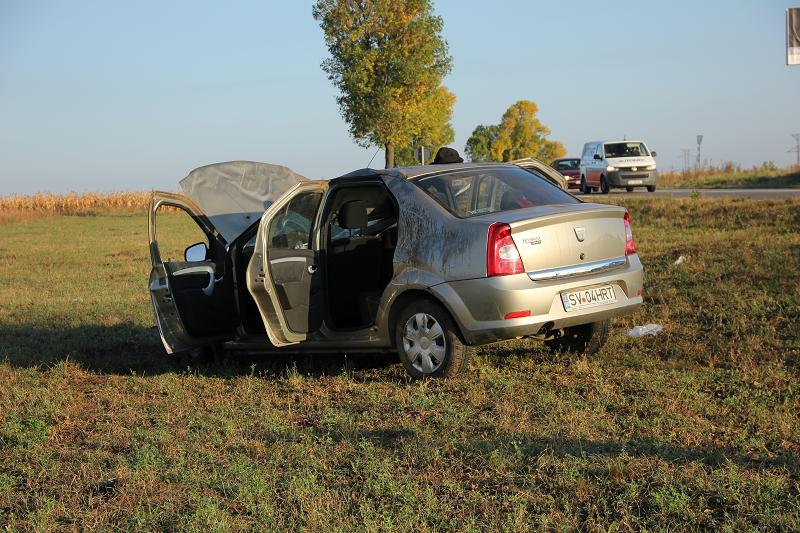 Accident cu doi răniţi, la Cumpărătura