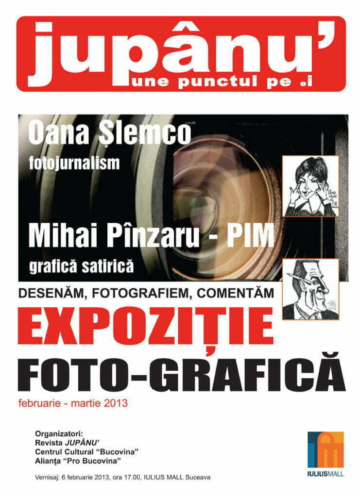 Expoziţie de caricatură şi fotografie