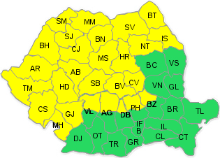 Cod galben de vreme rea