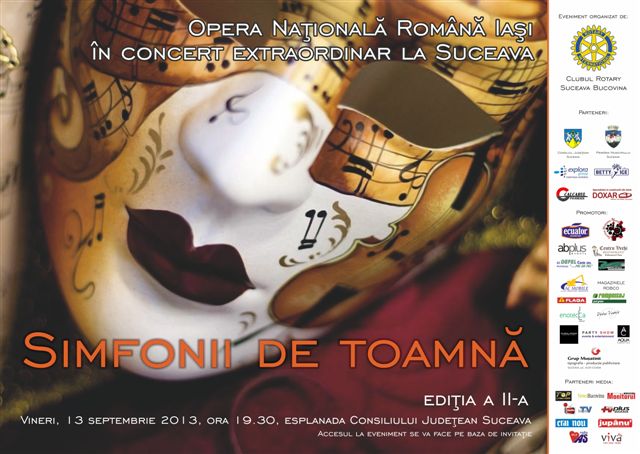 Concert de muzică simfonică, în faţa Palatului Administrativ