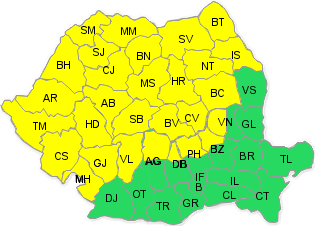 Cod galben de vreme rea