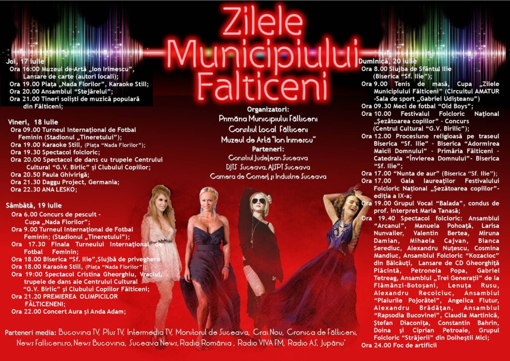 Anda Adam şi Ana Lesko, la Zilele Municipiului Fălticeni
