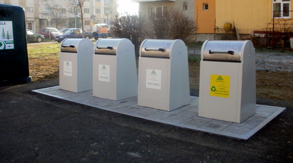 Platforme subterane pentru colectarea deşeurilor