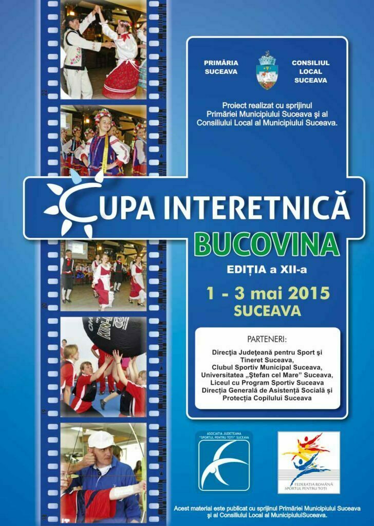 Suceava a găzduit cea de-a XII-a ediție a Cupei Interetnice Bucovina