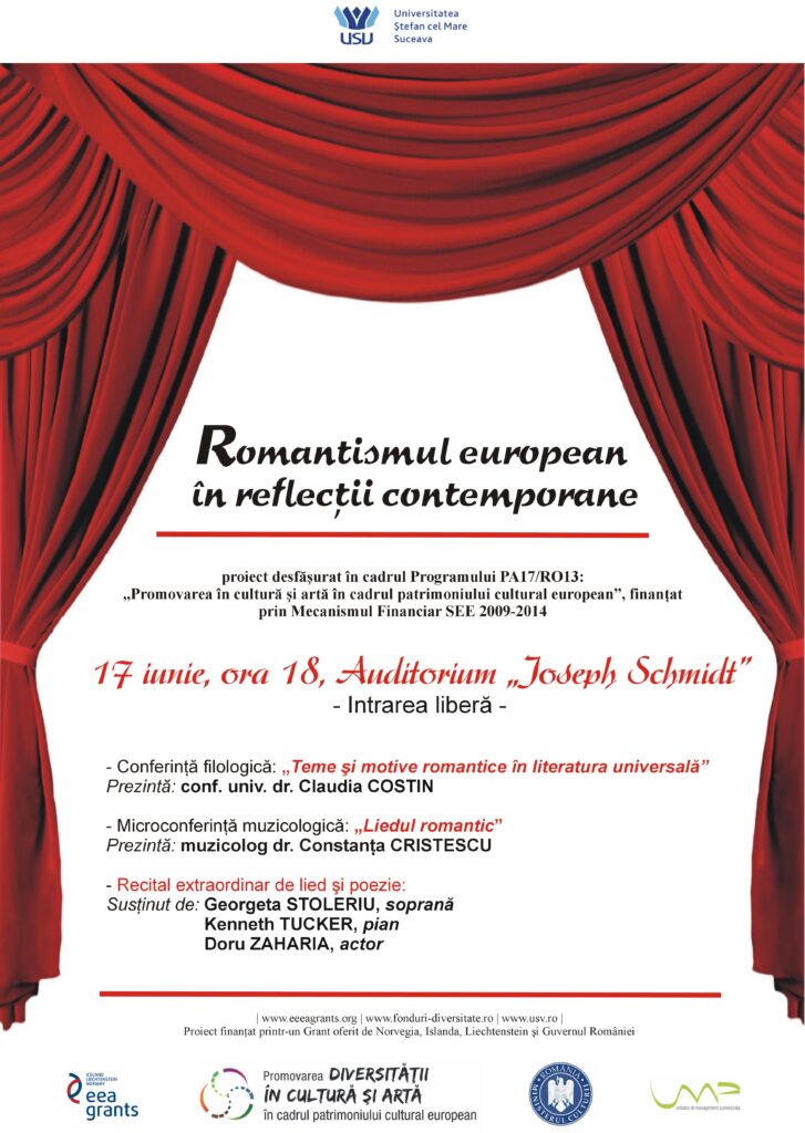 „Romantismul european în reflecţii contemporane”