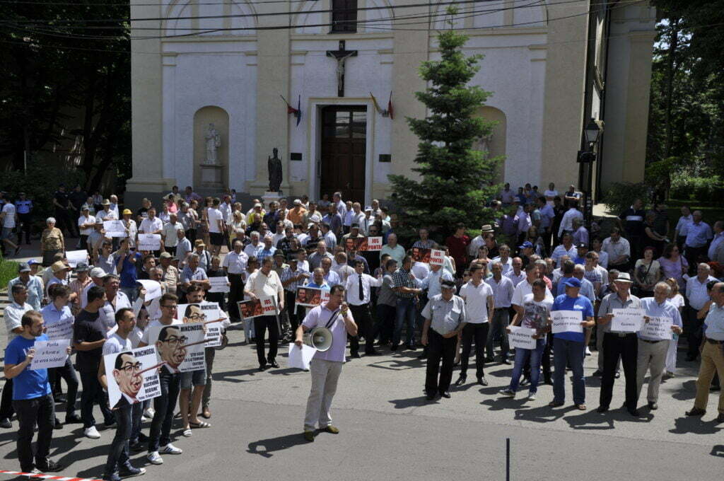 Protest antiguvernamental, la Suceava