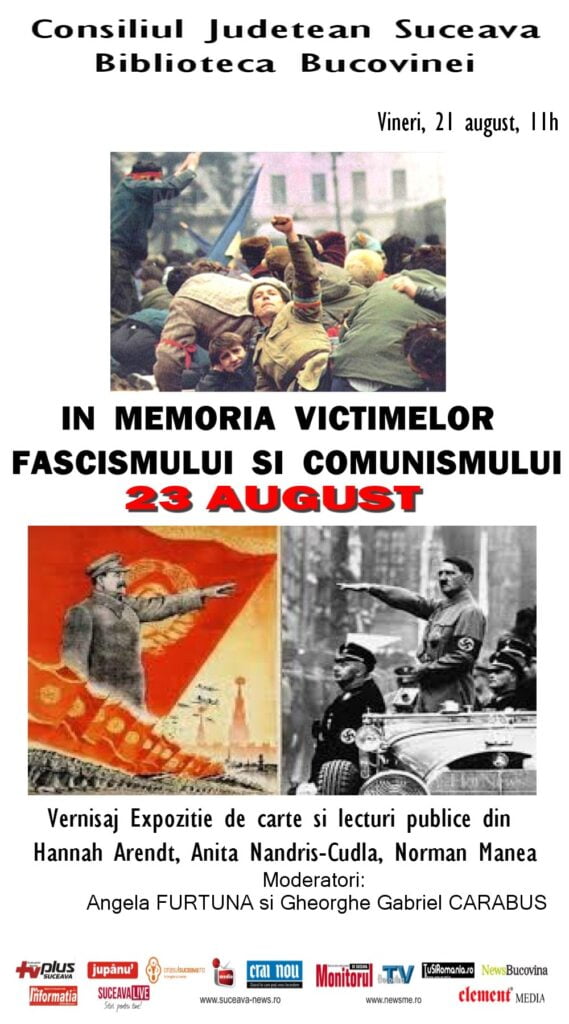 Expoziţie „În memoria victimelor fascismului şi comunismului”