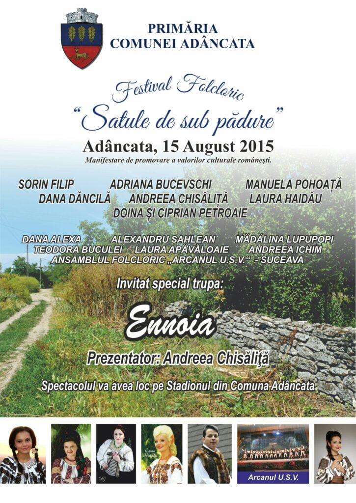 Festival de folclor, la Adîncata