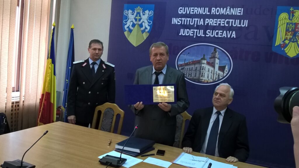 Diplomă de Excelenţă pentru şeful ISU Suceava
