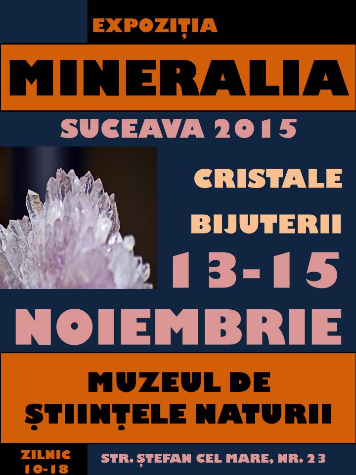 Expoziţie de cristale