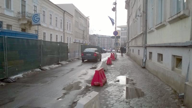 1,57 milioane de lei, pentru continuarea lucrărilor în centrul Sucevei