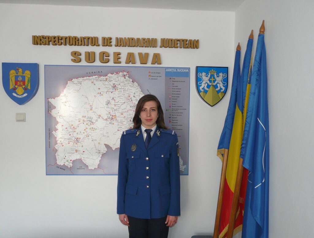 Nicoleta Turculeţ, purtător de cuvînt al Jandarmeriei Suceava