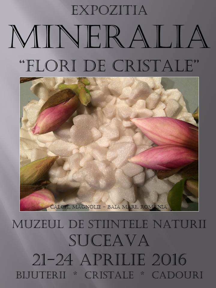 Bijuterii de cristale, la Ştiinţele Naturii