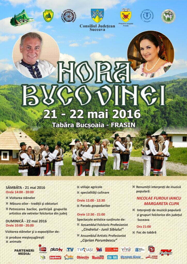 Margareta Clipa şi Furdui Iancu, recitaluri la Hora Bucovinei