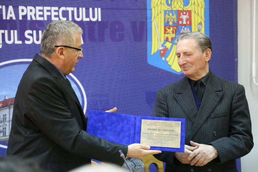 Generalul în rezervă Chiaptanaru, diplomă de excelenţă
