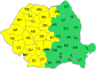 Vreme rea în vestul judeţului Suceava