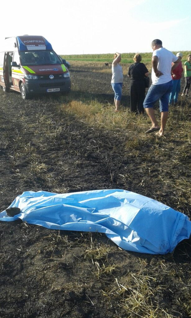 Mort într-un incendiu pe care l-a provocat