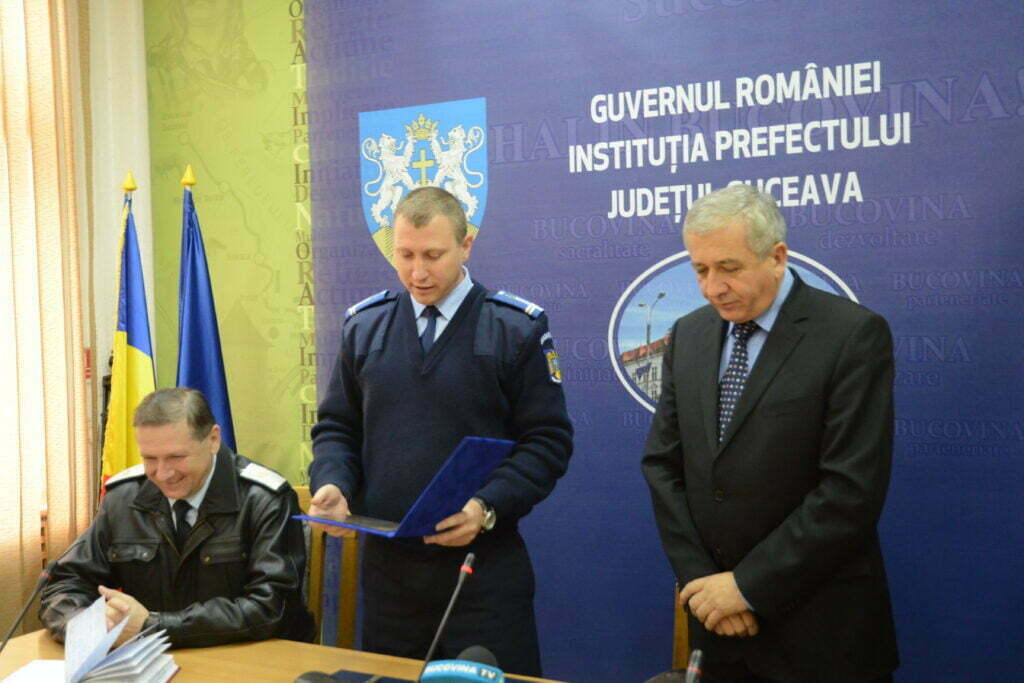 Şeful Jandarmeriei, Mihai Lungu, în Cartea de Onoare