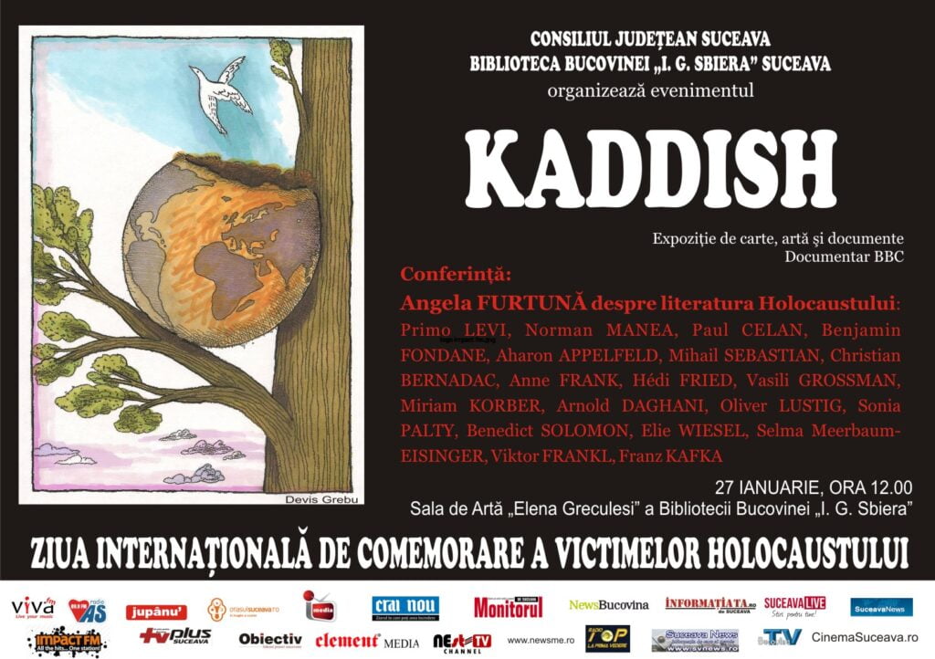 Ziua Victimelor Holocaustului, marcată la Biblioteca Bucovinei