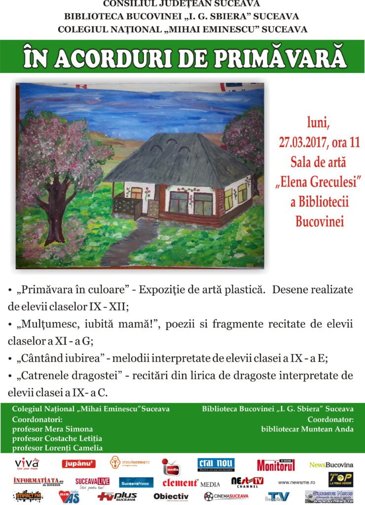 „În acorduri de primăvară”, la Bibliotecă