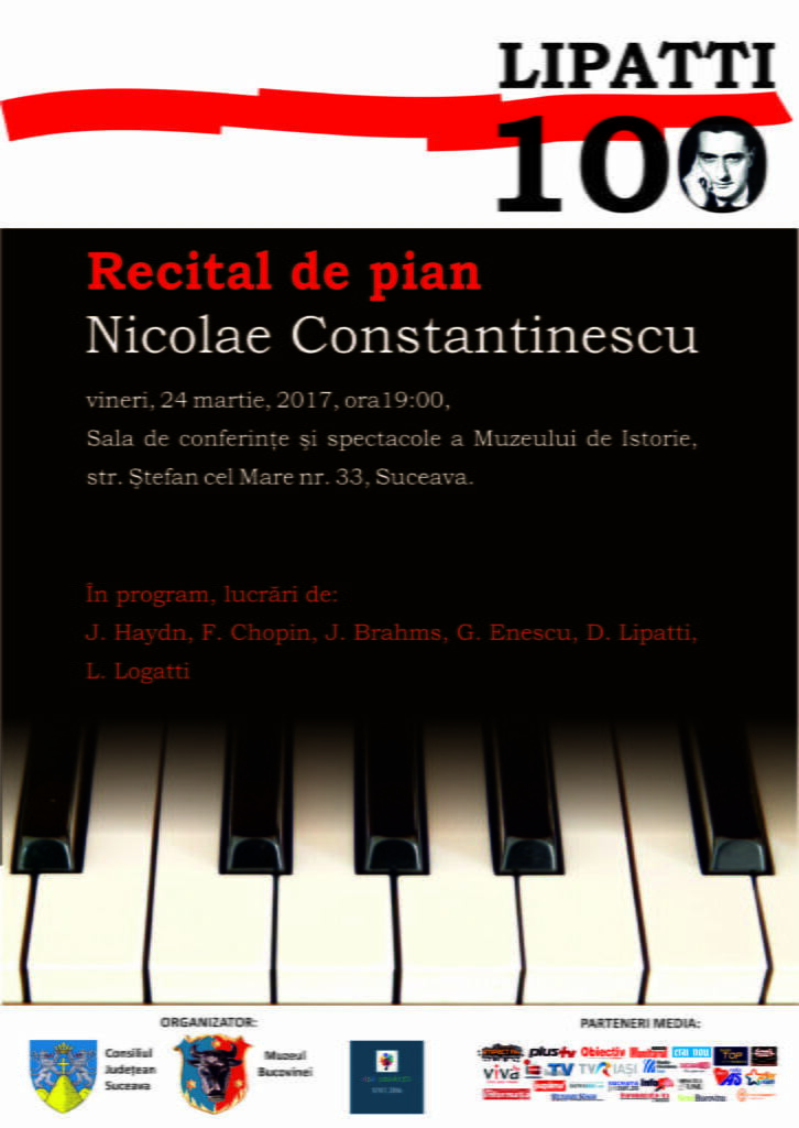 Teatru şi concert de pian, la Muzeul de Istorie