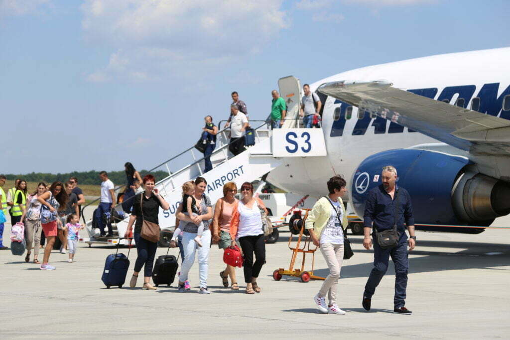 130 de pasageri la prima cursă Torino-Suceava