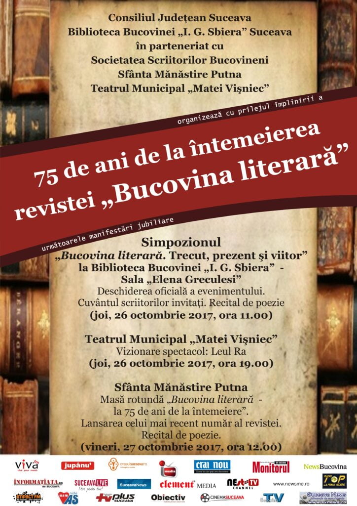 „Bucovina literară”, 75 de ani
