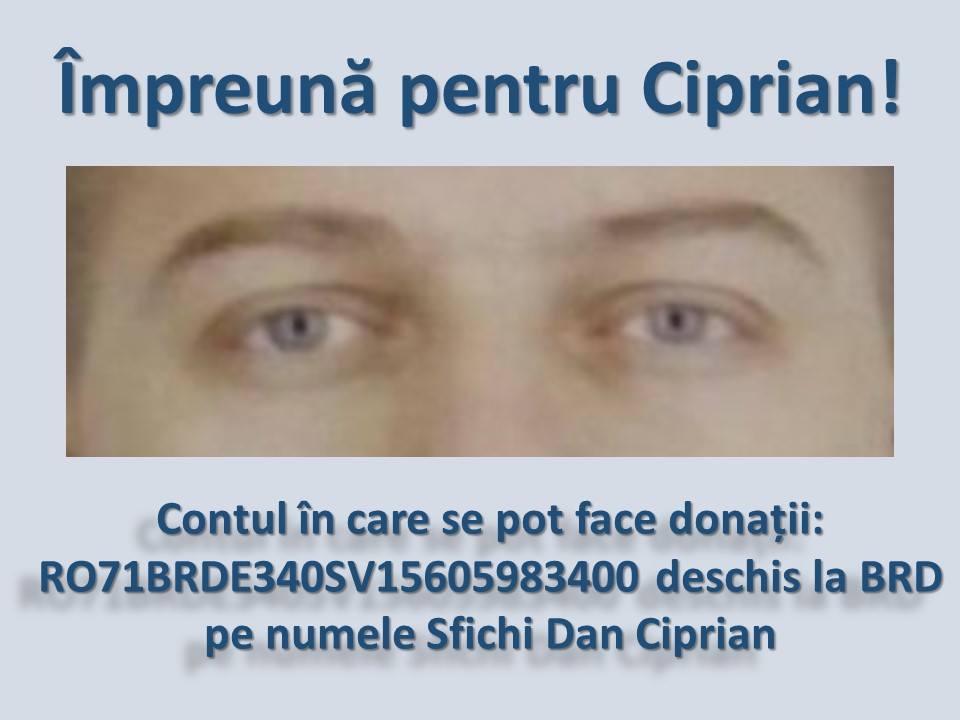 MAI, apel umanitar pentru poliţistul Sfichi
