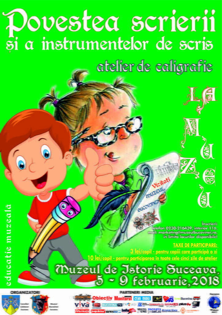 Atelier de caligrafie, pentru elevi de clasele II-IV