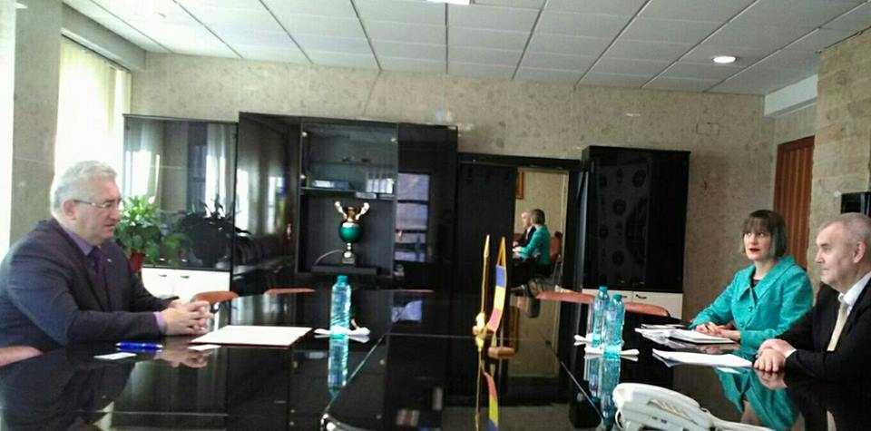 Primarul Sucevei, întîlnire cu ambasadorul Belarusului
