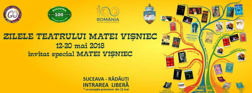 Zilele Teatrului „Matei Vişniec”, între 12 şi 20 mai