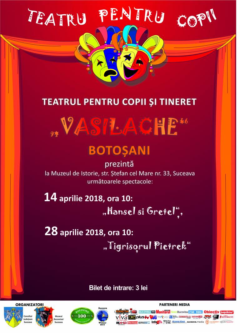 Teatrul pentru copii din Botoşani, la Muzeul de Istorie