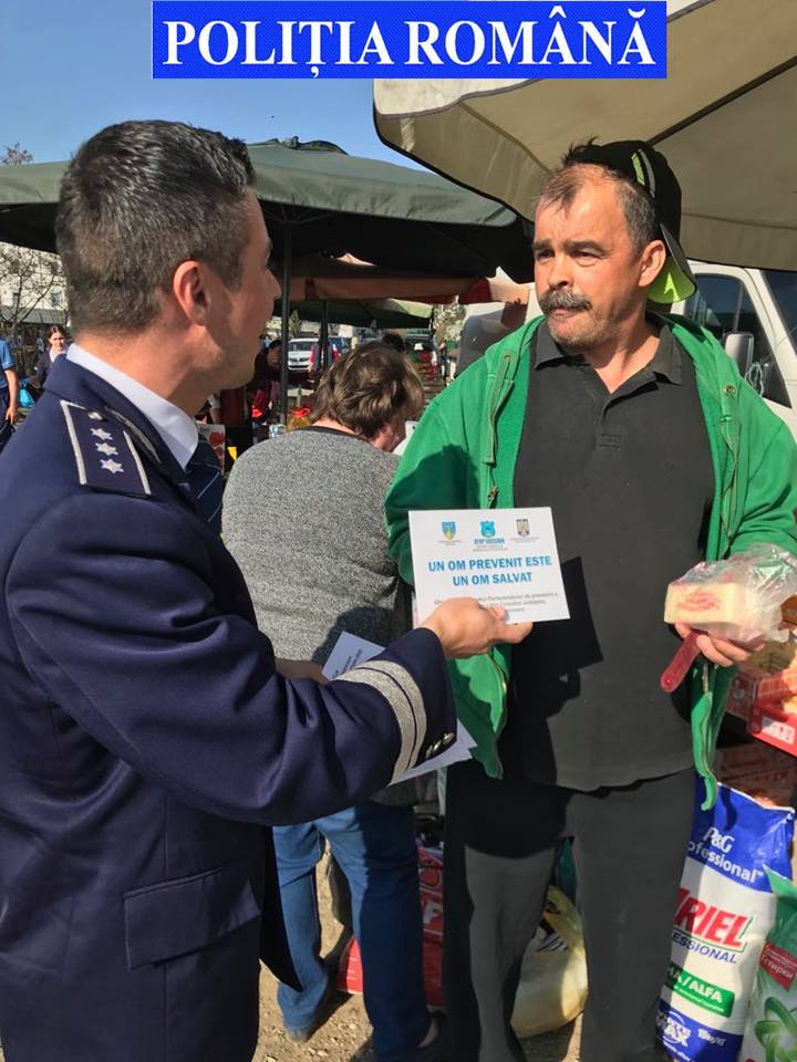 Poliţia, acţiune de prevenire a furturilor