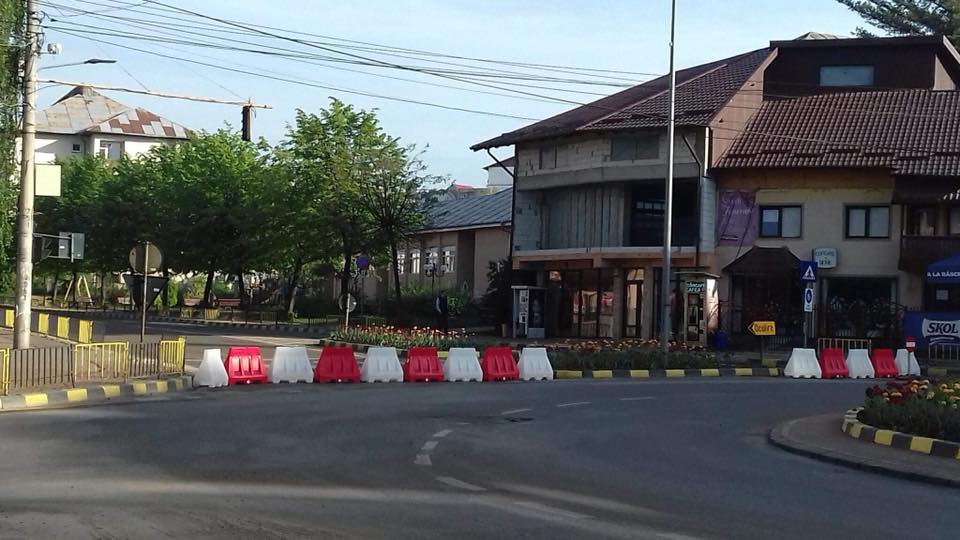 Zonă pietonală duminicală, pe Calea Burdujeni