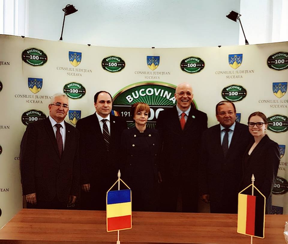 Ambasadorul Germaniei, întîlnire cu oficialităţi sucevene şi cu oameni de afaceri