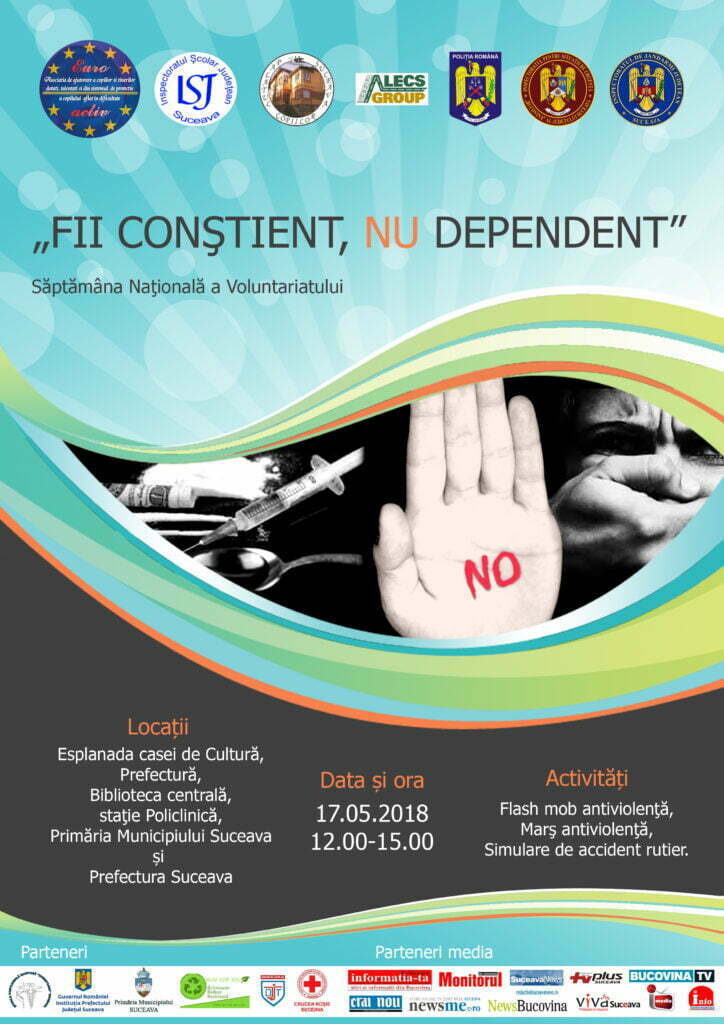 Marş antiviolenţă şi antidrog