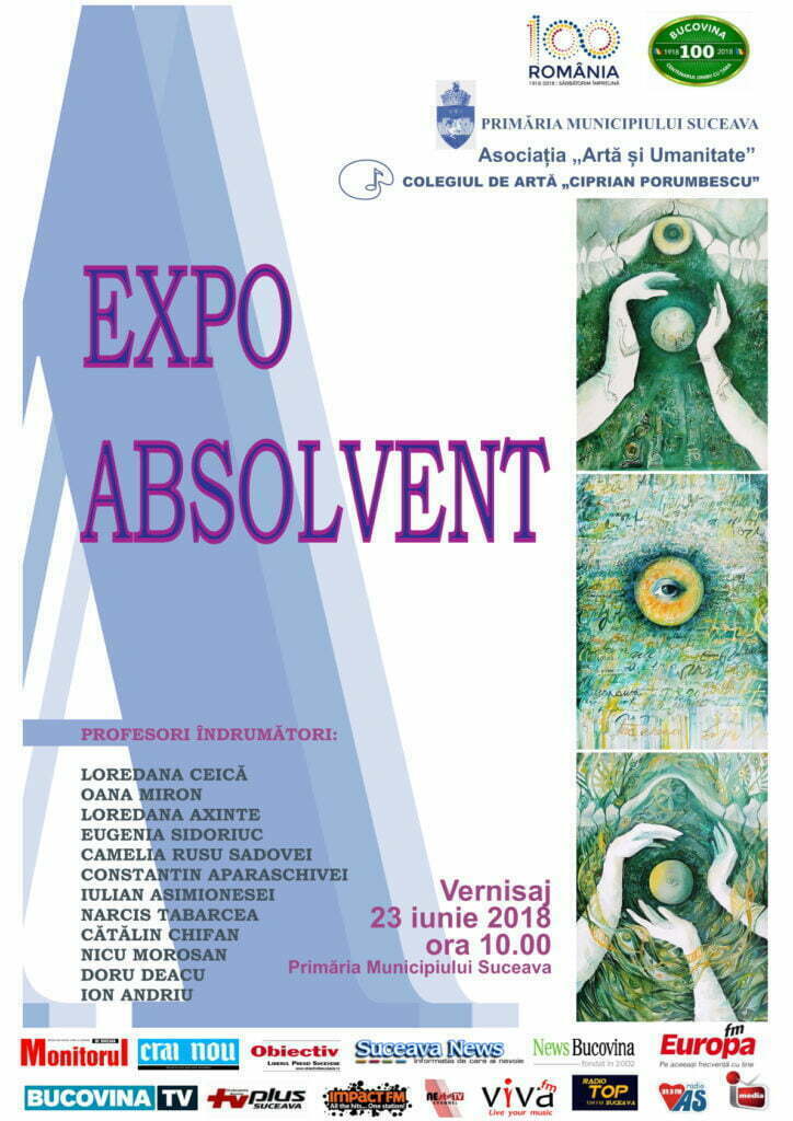 Expoziţia „Absolvent”, vernisaj pe 23 iunie