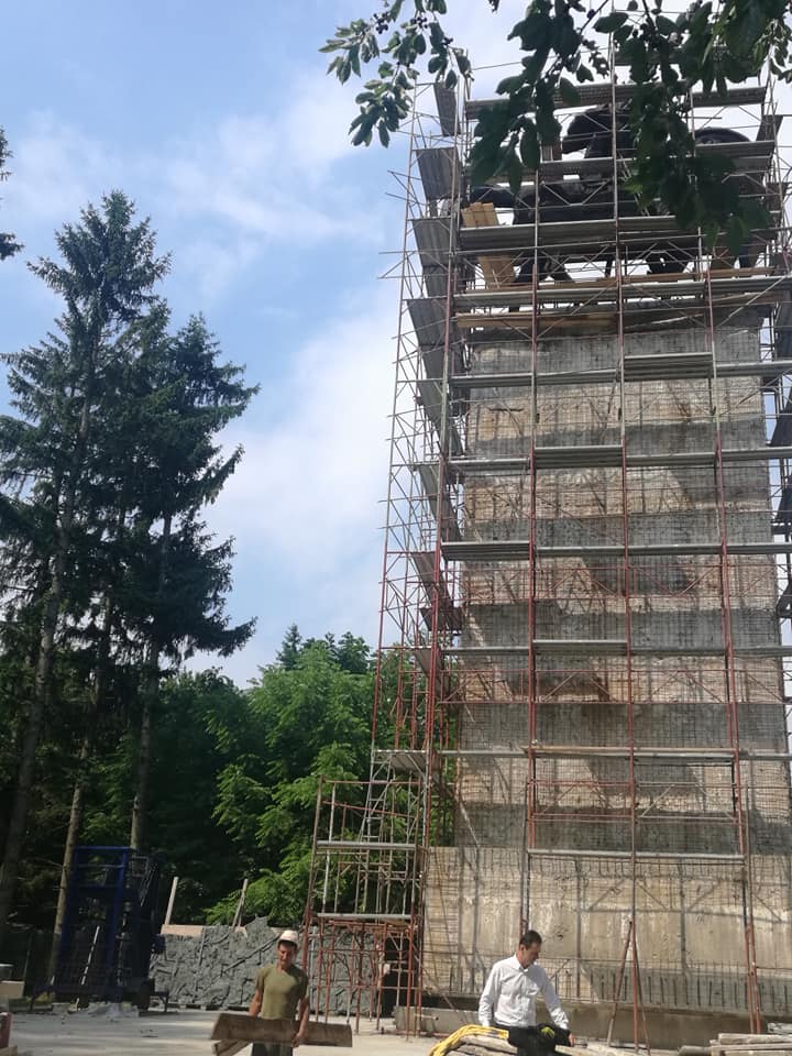 Lac special pe monumentul lui Ştefan