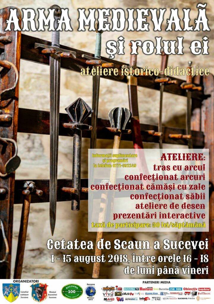 Atelier de confecţionat replici ale armelor din Evul Mediu