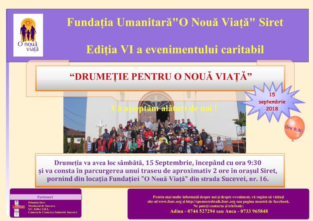 Drumeţie în scopuri caritabile