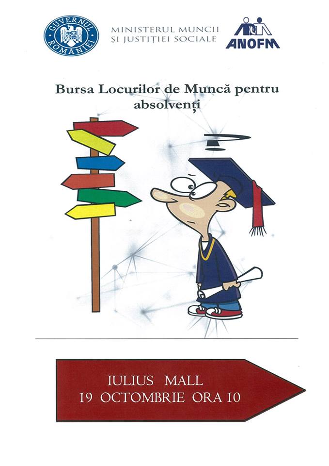 Bursă a locurilor de muncă, pe 19 octombrie